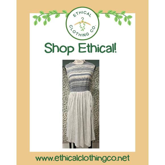 Anthropologie Dolan Left Coast Sabado Embroidered Dress Size: L - Picture 1 of 5